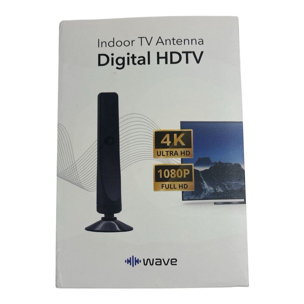 WAVE DIGITAL HDTV INDOOR ANTENNA 1080P 4K